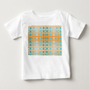 Camiseta De Bebé Naranja de degradado de plano