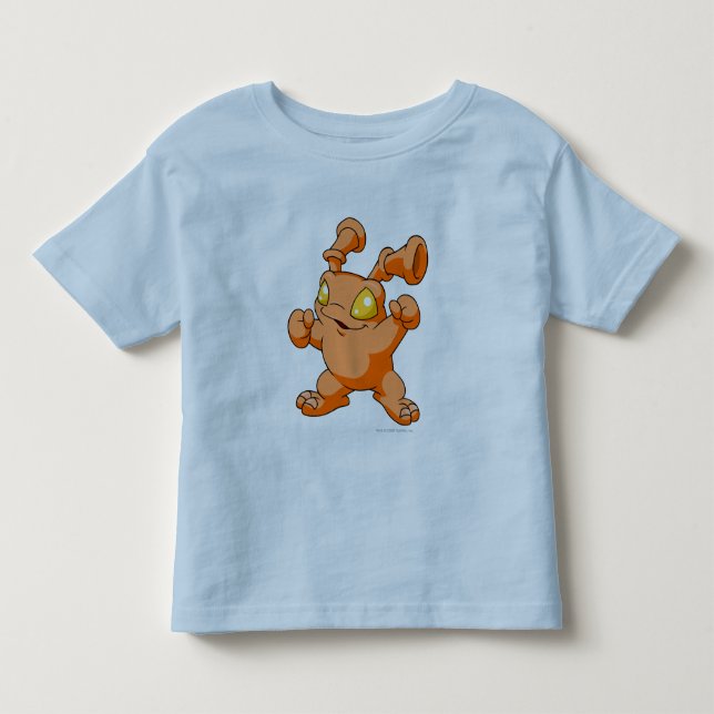 Camiseta De Bebé Naranja de Grundo (Anverso)