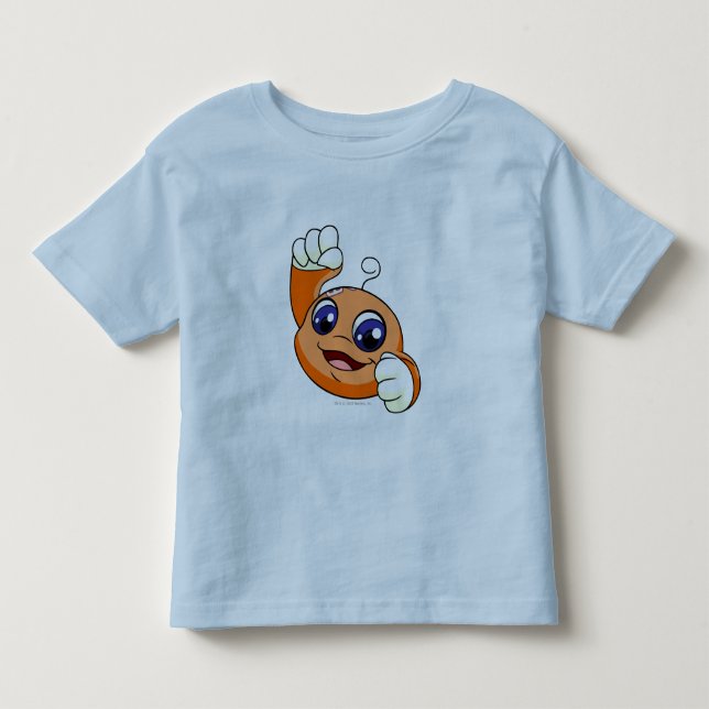 Camiseta De Bebé Naranja de Kiko (Anverso)