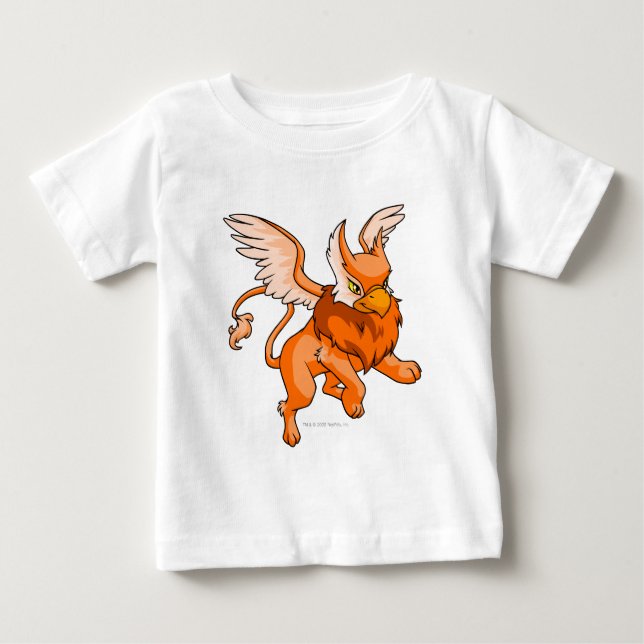 Camiseta De Bebé Naranja Eyrie (Anverso)