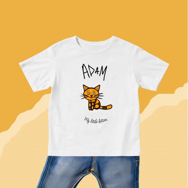 Camiseta De Bebé Naranja gato (Subido por el creador)