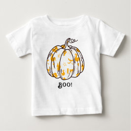 Camiseta De Bebé Naranja lindo y espeluznante Jack-O’-Lantern