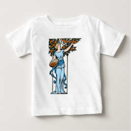 Camiseta De Bebé Naranja Maiden Baby T-Shirt