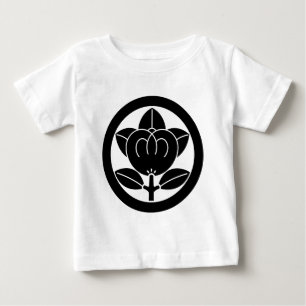Camiseta De Bebé Naranja mandarín en círculo