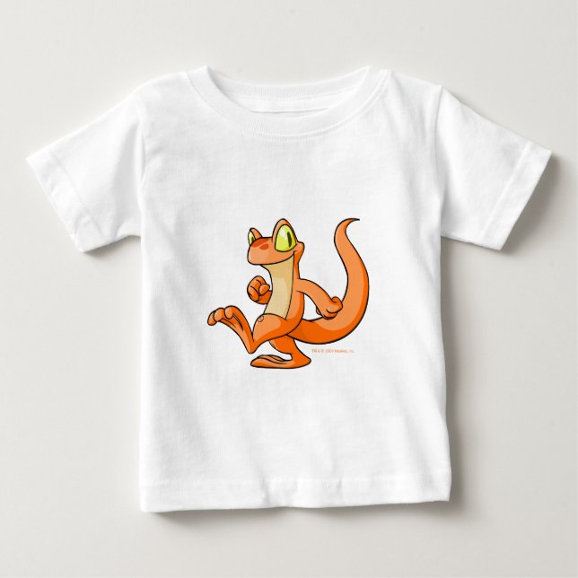 Camiseta De Bebé Naranja Techo en una misión (Anverso)