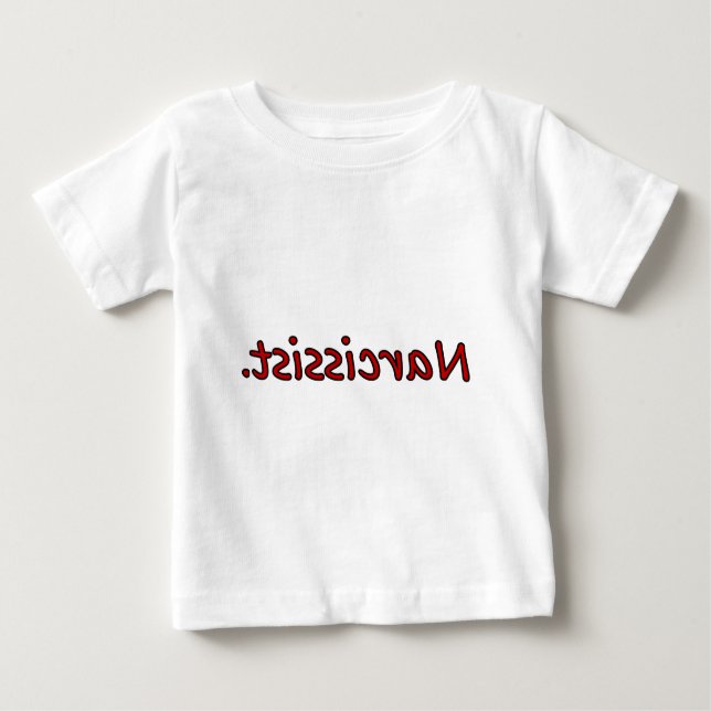 Camiseta De Bebé narcisista (Anverso)