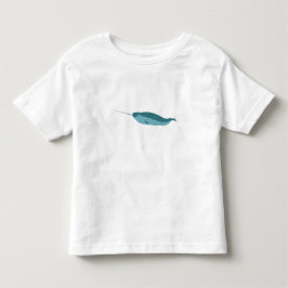 Camiseta De Bebé Narval en Océano Azul
