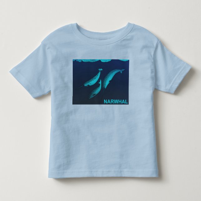 Camiseta De Bebé Narwhal (Anverso)