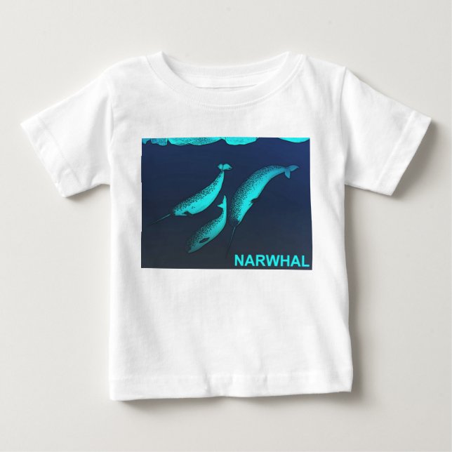 Camiseta De Bebé Narwhal (Anverso)