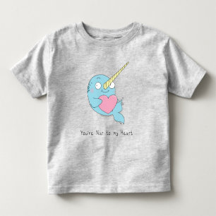 Camiseta De Bebé Narwhal Cute Kids Personalizado