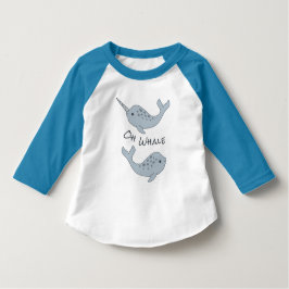 Camiseta De Bebé Narwhal Oh Whale Toddler T-Shirt