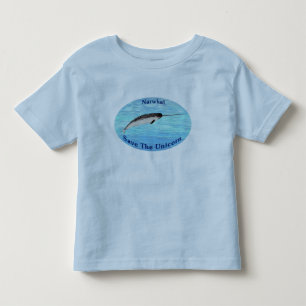 Camiseta De Bebé Narwhal - Salven al unicornio