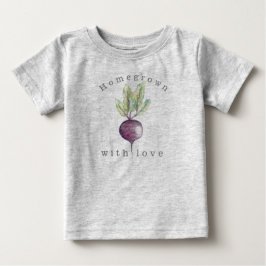 Camiseta De Bebé Natal con amor | Bebida | Veggie orgánico