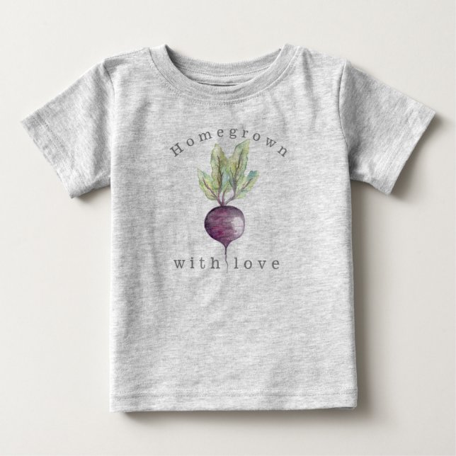 Camiseta De Bebé Natal con amor | Bebida | Veggie orgánico (Anverso)