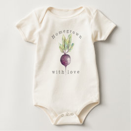 Camiseta De Bebé Natal con amor | Bebida | Veggie orgánico