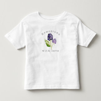 Camiseta De Bebé Natal con amor | Blackberry Duo Watercolor