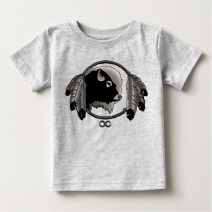 Camiseta de bebé nativa Camiseta de arte de vida s