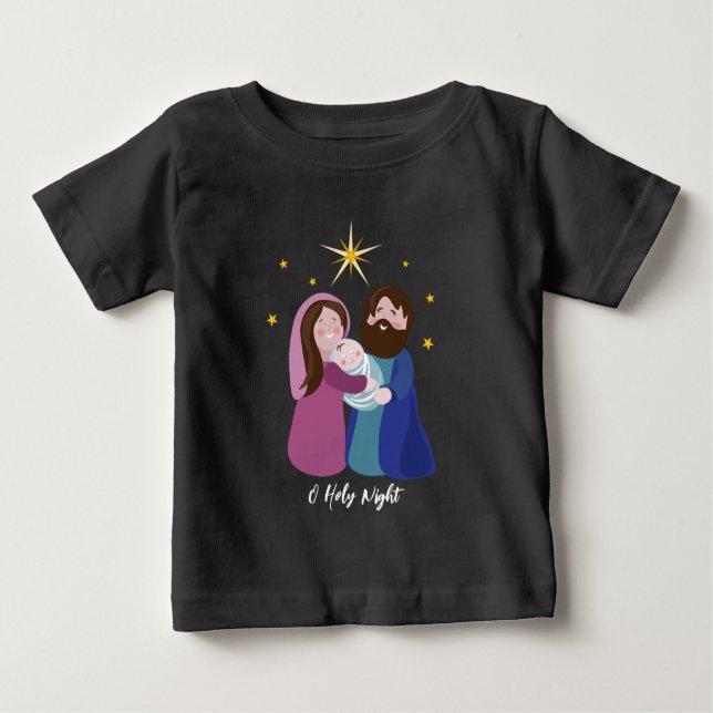 Camiseta De Bebé Natividad de los navidades (Anverso)