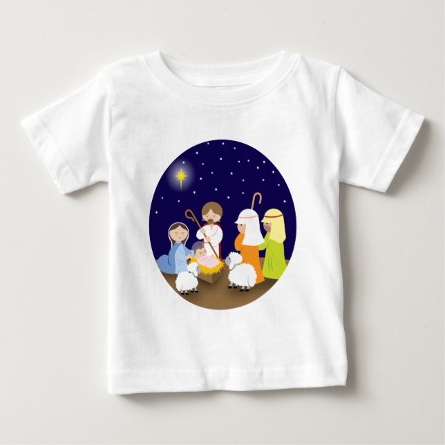 Camiseta De Bebé Natividad del Señor (Anverso)