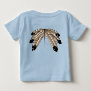 Camiseta de bebé nativo Arte de vida silvestre nat