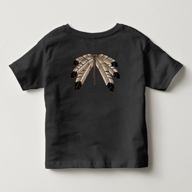 Camiseta De Bebé Nativos Nativos Camisas Nativas de las Primeras Na (Reverso)