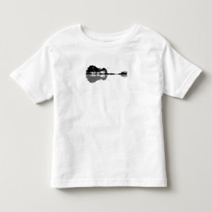 Camiseta De Bebé Naturaleza de guitarra acústica música de fondo gu
