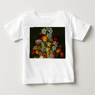 Camiseta De Bebé Naturaleza muerta de flores en un jarrón Wan-Li