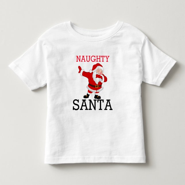 Camiseta De Bebé Naughty Santa (Anverso)