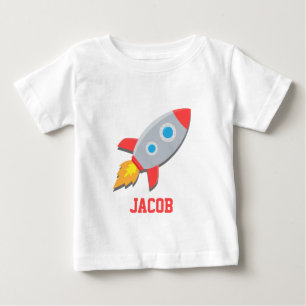 Camiseta De Bebé Nave Espacial, Espacio Exterior, Para Bebés Niños