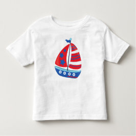 Camiseta De Bebé Navegación en barco, vela, barco, vela, barco, bar