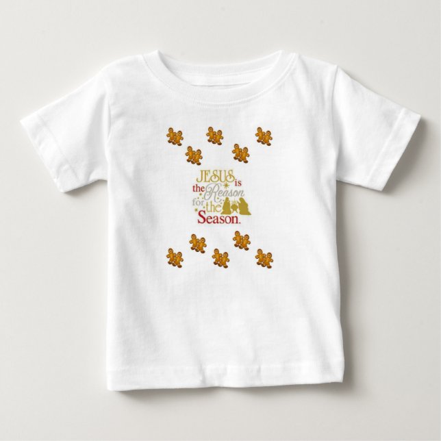 Camiseta de bebé Navidad (Anverso)