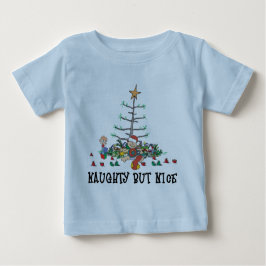 Camiseta De Bebé Navidad divertido del bebé