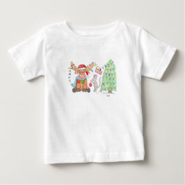 Camiseta De Bebé Navidad - ¡Feliz Christ-Moose!