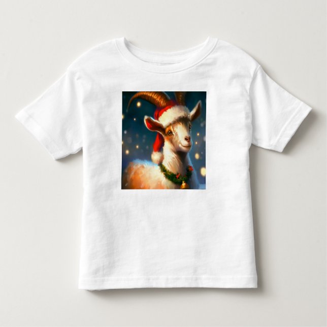 Camiseta De Bebé Navidad Goat 2 (Anverso)