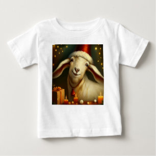 Camiseta De Bebé Navidad Goat 3