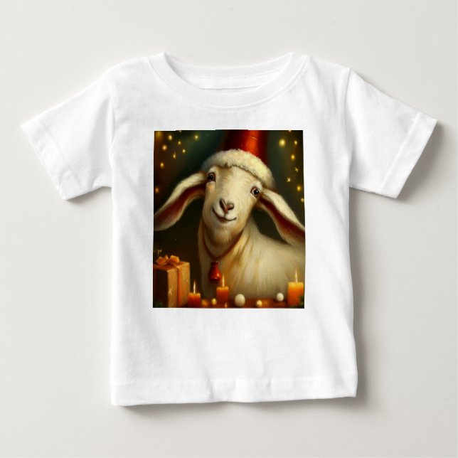 Camiseta De Bebé Navidad Goat 3 (Anverso)