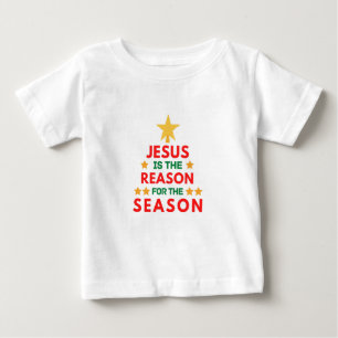 Camiseta De Bebé Navidad Jesús es la razón de la temporada
