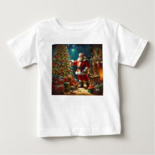 Camiseta De Bebé Navidad Papá Noel 1