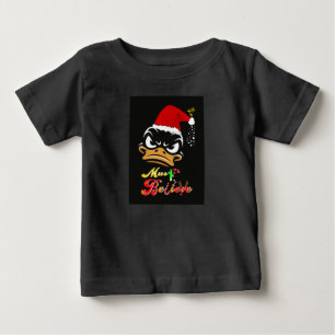 Camiseta De Bebé Navidad que debes creer
