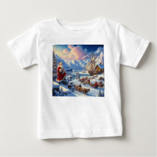 Camiseta De Bebé Navidad Santa Claus 6