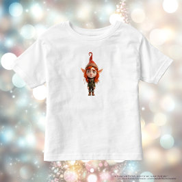 Camiseta De Bebé Navidades adolescentes Elf Toddler's Tee