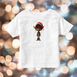 Camiseta De Bebé Navidades adolescentes Elf Toddler's Tee