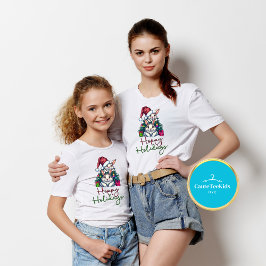Camiseta De Bebé Navidades amordazados de navidad coinciden con fam