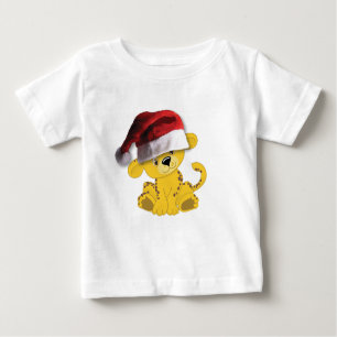 Camiseta De Bebé Navidades Baby Cheetah