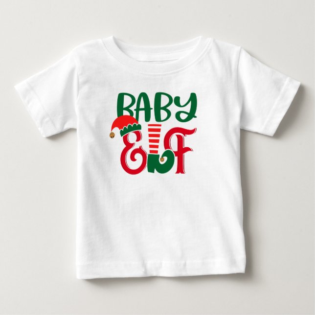 Camiseta De Bebé Navidades Baby Elf (Anverso)