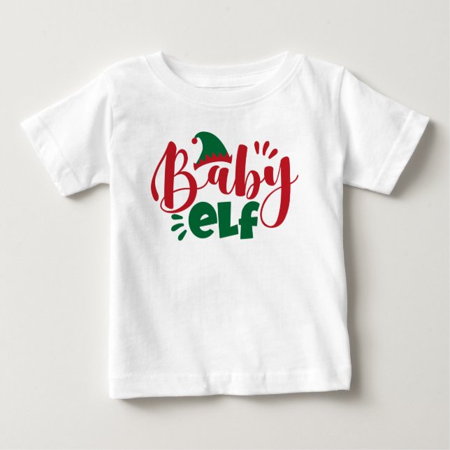 Camiseta De Bebé Navidades Baby Elf (Anverso)
