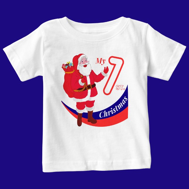 Camiseta De Bebé Navidades bebé "Mis primeros Navidades" (Subido por el creador)