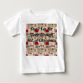 Camiseta De Bebé Navidades Boho Rectangles