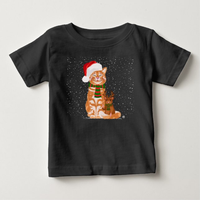 Camiseta De Bebé Navidades Buddies (Anverso)