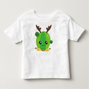 Camiseta De Bebé Navidades Cactus, Cactus Cute, Antlers, Holiday